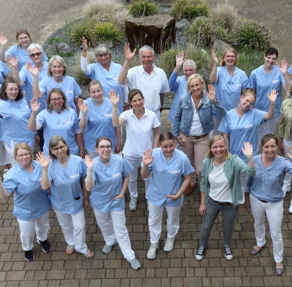 Ein Teamfoto der Mammographie in der Klinik Dr. Hancken